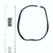 Elastic bandeau - Black - Card of 3 - 1cm thick