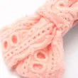 Pair of 100% cotton broderie anglaise bow clips 5cm