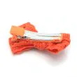 Pair of 100% cotton broderie anglaise bow clips 5cm