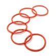 Elastics - Copper - Card of 6 - 4mm thick