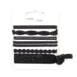 Elastics - Black - Card of 7 - Mixed