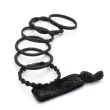 Elastics - Black - Card of 7 - Mixed