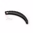 Black barleytwist clip 16cm
