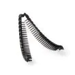 Black barleytwist clip 16cm