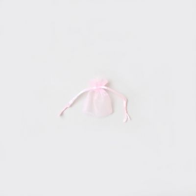 Size: 7x5cm Pink organza bag
