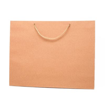 28x36x10cm. Brown kraft paper gift bag