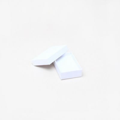 Cufflink / Earring box. 8x5x2cm. White gift box.