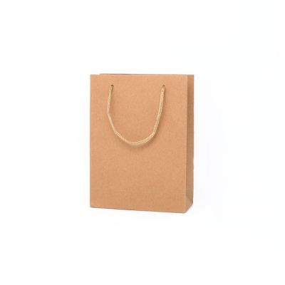 20x15x6cm. Brown kraft paper gift bag