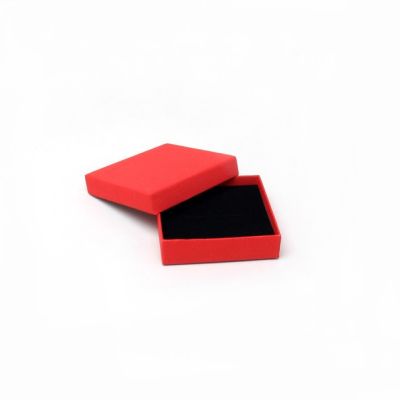 Necklace / Bracelet box. 9x9x2cm. Red gift box.