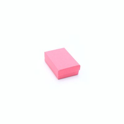 Cufflink / Earring Box. 8x5x2.5cm. Fuchsia pink gift box*