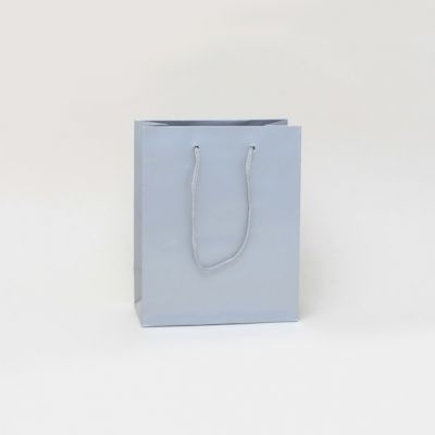 Size: 15x12x6cm Glossy Silver gift bag