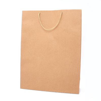 42x32x10cm. Brown kraft paper gift bag