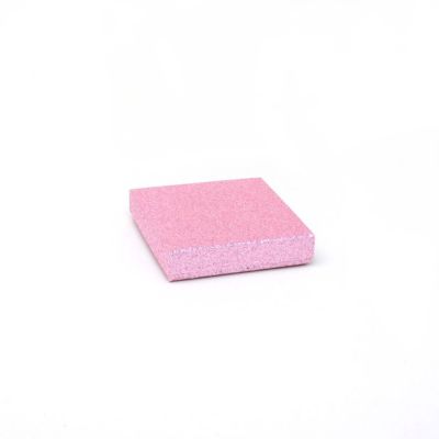 Necklace / Bracelet box. 9x9x2cm. Baby Pink glitter gift box.