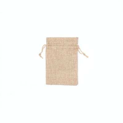 15x10cm. Jute effect gift bag.