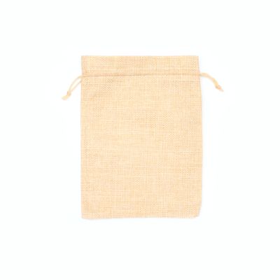 20x14.5cm. Jute effect gift bag.