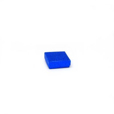 Ring box. 5x5x2cm. Royal Blue glitter gift box.