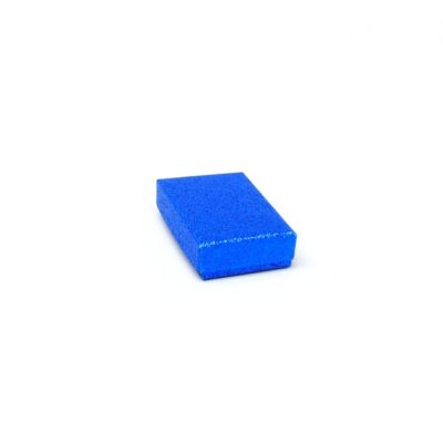 Cufflink / Earring box. 8x5x2.2cm. Royal blue glitter gift box.