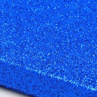 Necklace / Bracelet box. 9x9x2cm. Royal Blue glitter gift box.