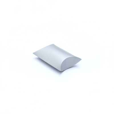 Size: 6.8x6x2.5cm Silver Grey pillow pack box.