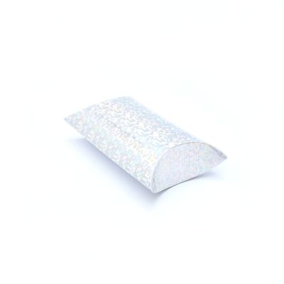 Size: 14x11.5x5cm Silver holographic pillow pack box