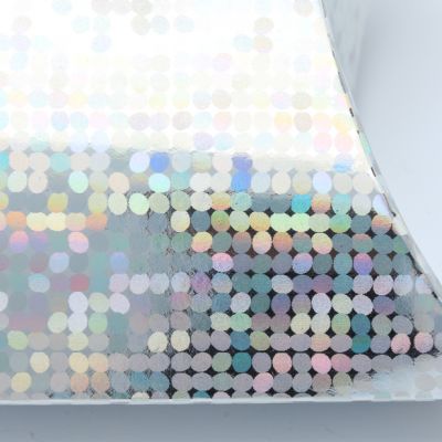Size: 14x11.5x5cm Silver holographic pillow pack box