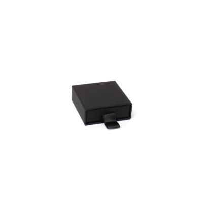 5x5x2cm. Black Kraft matchbox style gift box