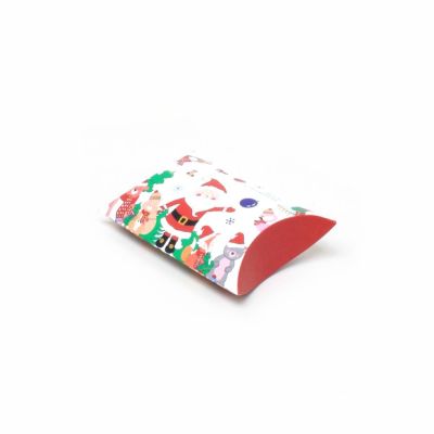 9x7.8x3cm. Santa and friends pillow pack gift box