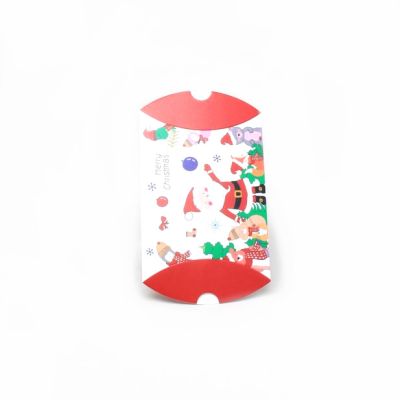 9x7.8x3cm. Santa and friends pillow pack gift box