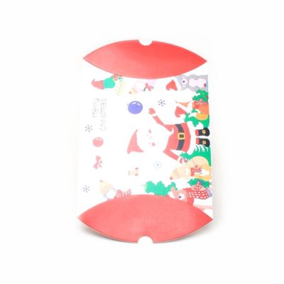 13x12.5x5cm. Santa and friends pillow pack gift box