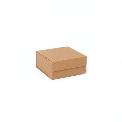 Size: 10x10x5cm. Kraft Gift Box With Magnetic Closure