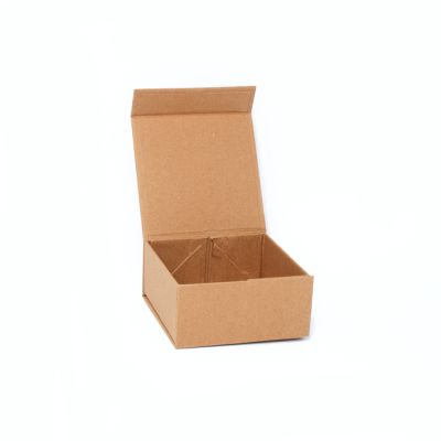 Size: 10x10x5cm. Kraft Gift Box With Magnetic Closure