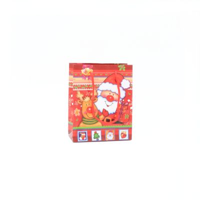 15x12x6cm. Christmas Santa gift bag