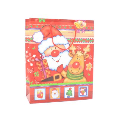 Size: 32x26x10cm Christmas Santa gift bag