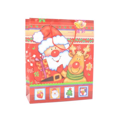 32x26x10cm. Christmas Santa gift bag