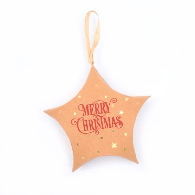 Size: 10x9.5x3.6cm Hanging Bauble Star Gift Box