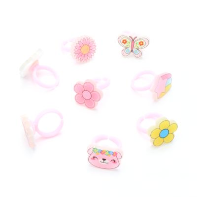 Card of 2 assorted childrens rings