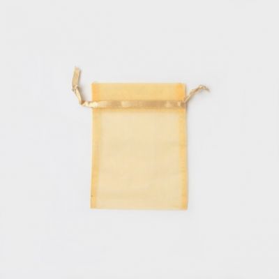 Size: 15x11cm Dark gold organza bag