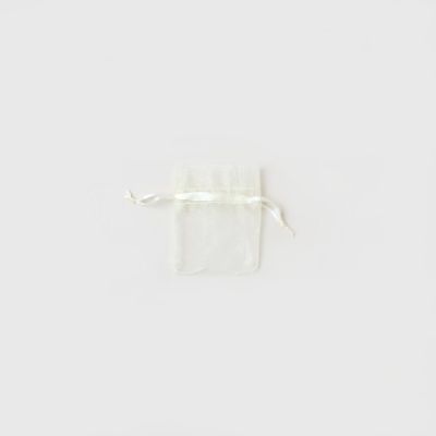 Size 7x5cm Ivory organza bag