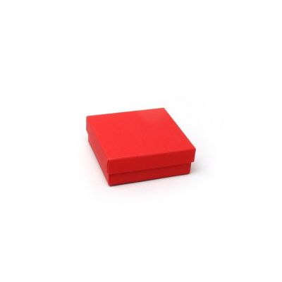 Necklace / Bracelet box. 9x9x3cm. Red gift box.