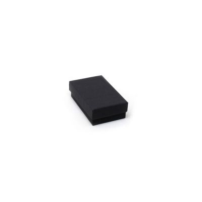 Cufflink / Earring Box. 8x5x2.5cm. Black gift box.