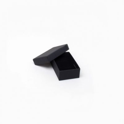Cufflink / Earring Box.  8x5x2.5cm. Black gift box.