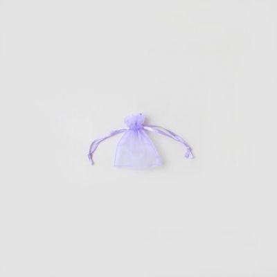 Size: 7x5cm Lilac organza gift bag