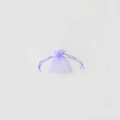 Size: 7x5cm Lilac organza gift bag