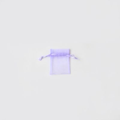 Size: 7x5cm Lilac organza gift bag