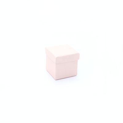 Ring box. 5x5x5cm. Pale Pink gift box.