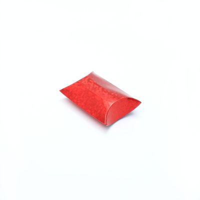 6.8x6x2.5cm. Red holographic pillow pack