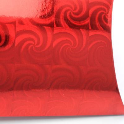 13x11.5x5cm. Red holographic pillow pack