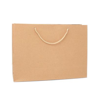 24x33x10.5cm. Brown kraft paper gift bag