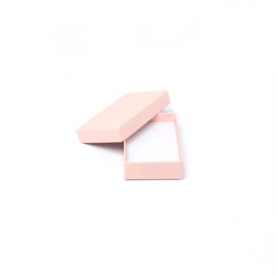 Cufflink / Earring box. 8x5x2cm. Pale Pink gift box.