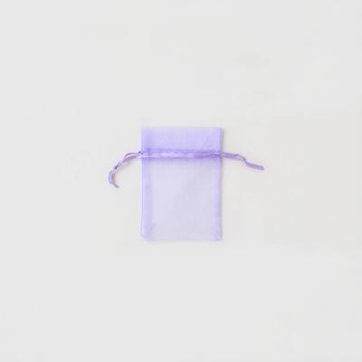 Size: 10x7.5cm Lilac organza gift bag